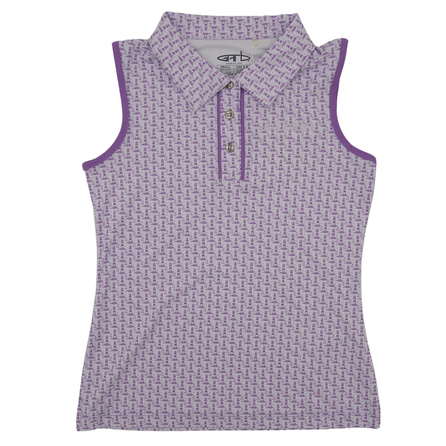 Sarasota Girls Sleeveless Polo Darya