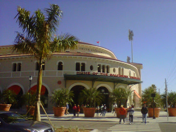 Ed Smith Stadium in Sarasota, spring training home of the Baltimore Orioles