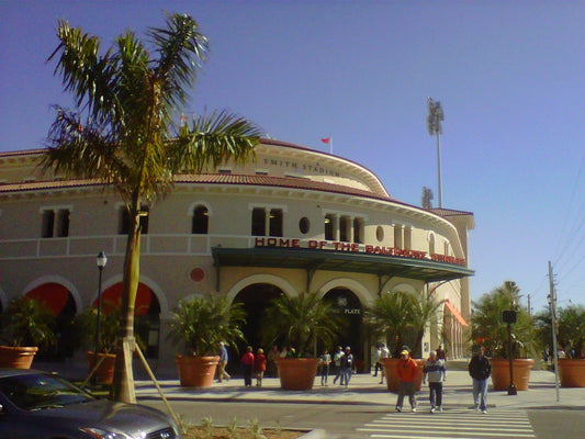 Ed Smith Stadium in Sarasota, spring training home of the Baltimore Orioles