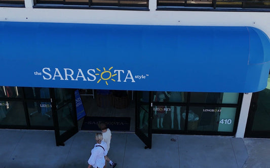 The Sarasota Style storefront at 410 St. Armands Circle
