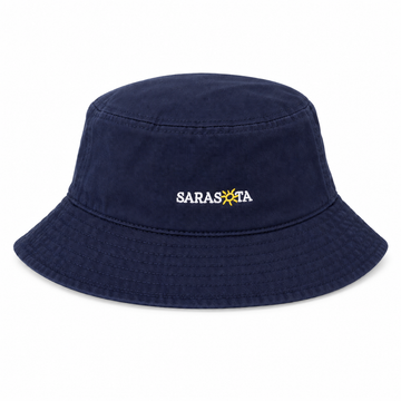 Sarasota Kids Bucket Hat in Navy