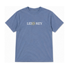 Sarasota Style Lido Key Classic Short Sleeve Tee in Washed Denim - Sarasota Florida | Sarasota Store