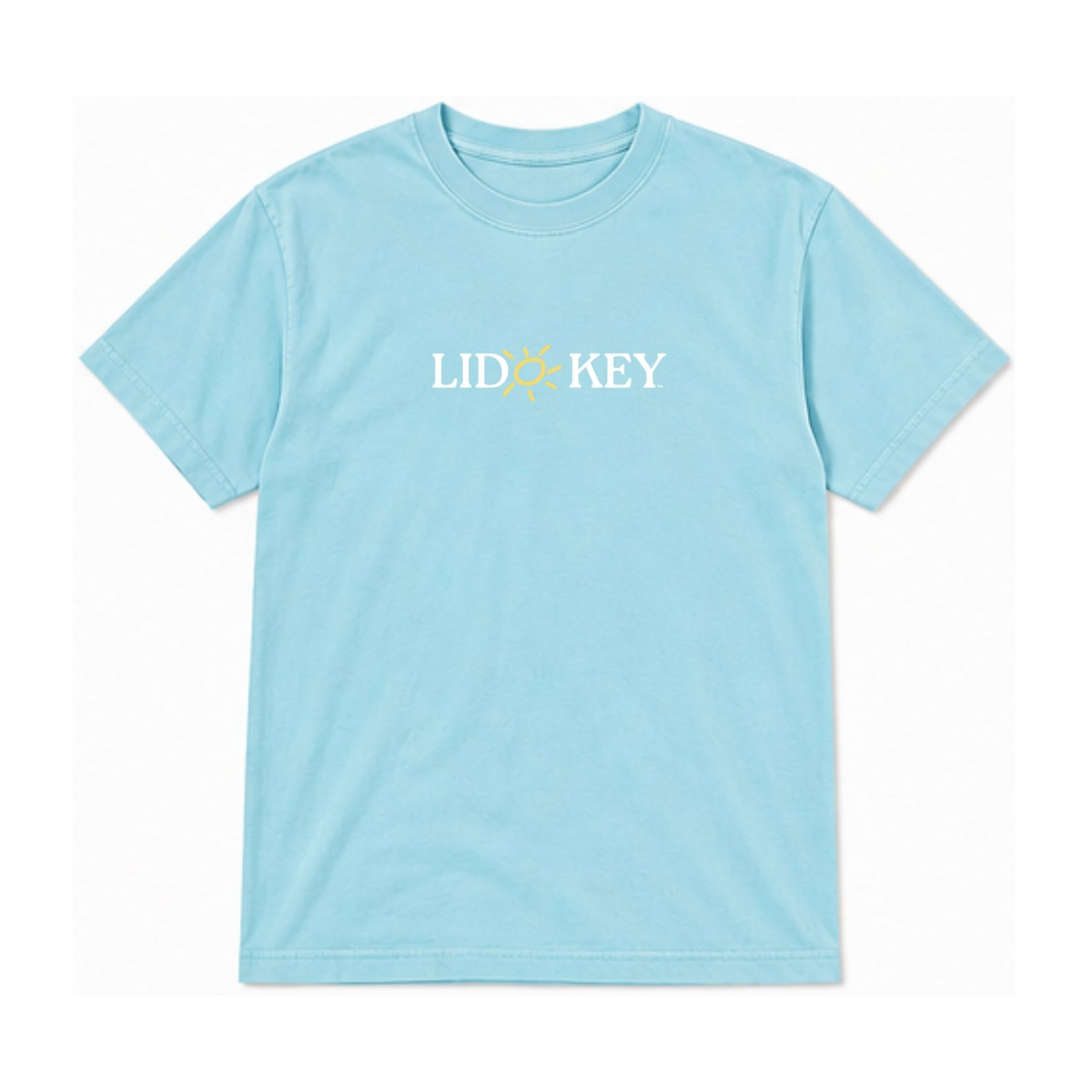 Sarasota Style Lido Key Classic Short Sleeve Tee in Chambray - Sarasota Florida | Sarasota Store