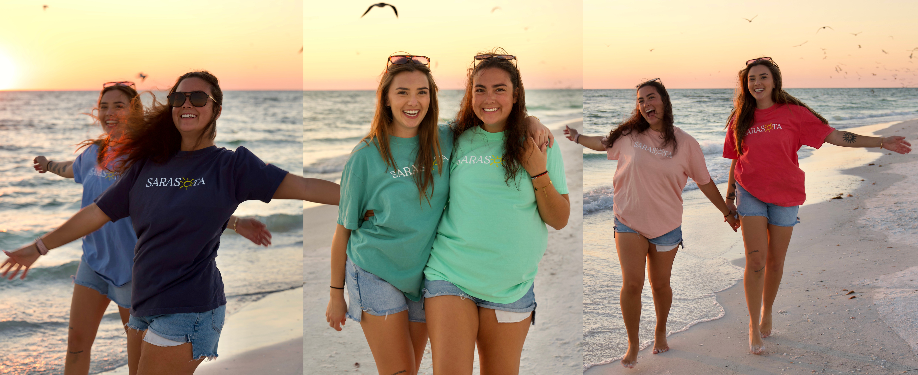 Models Group Photo Beach