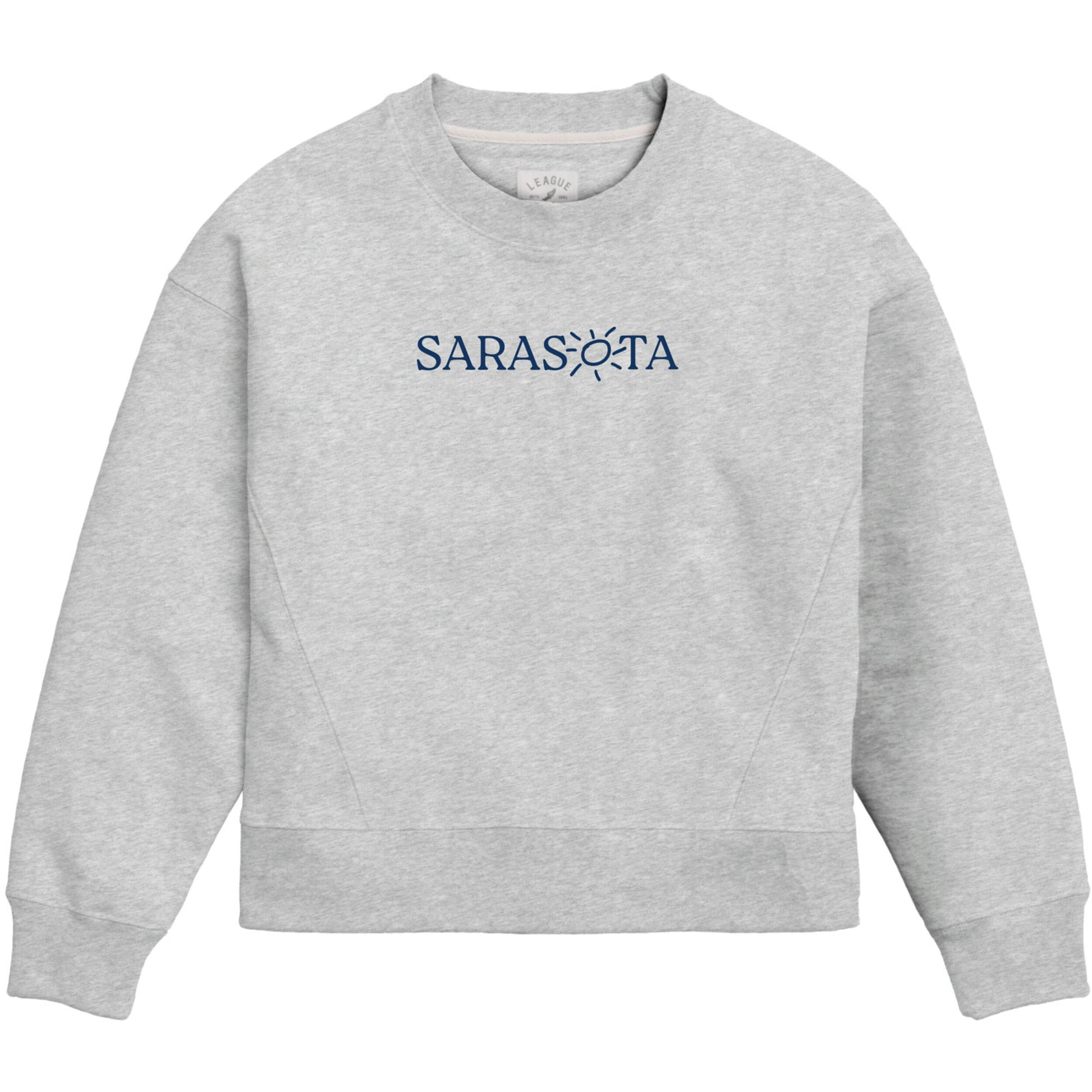 Sarasota 1636 Box Crew Gray