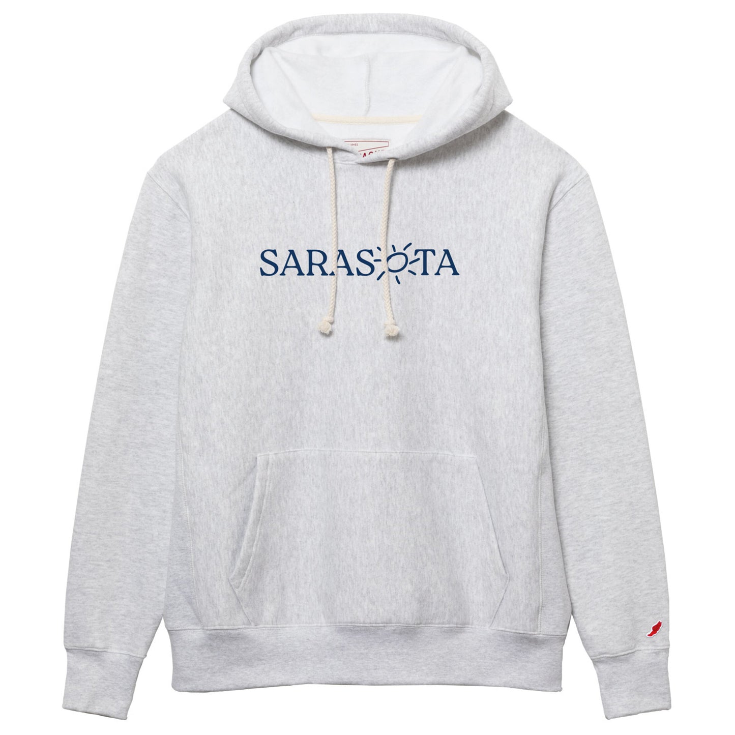 Sarasota 1636 Hoodie Logo Gray