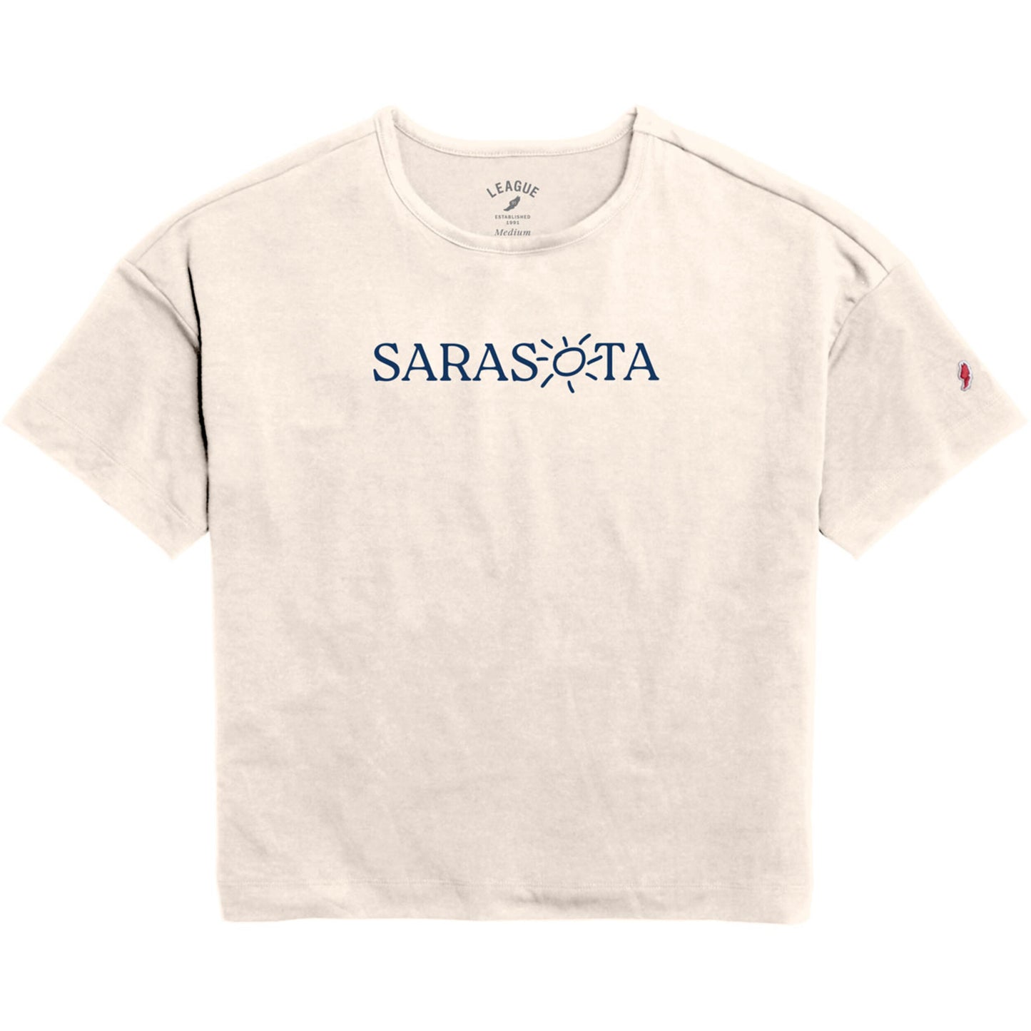 Sarasota All Day Boxy Tee  Beige