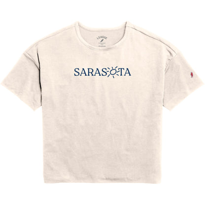 Sarasota All Day Boxy Tee  Beige