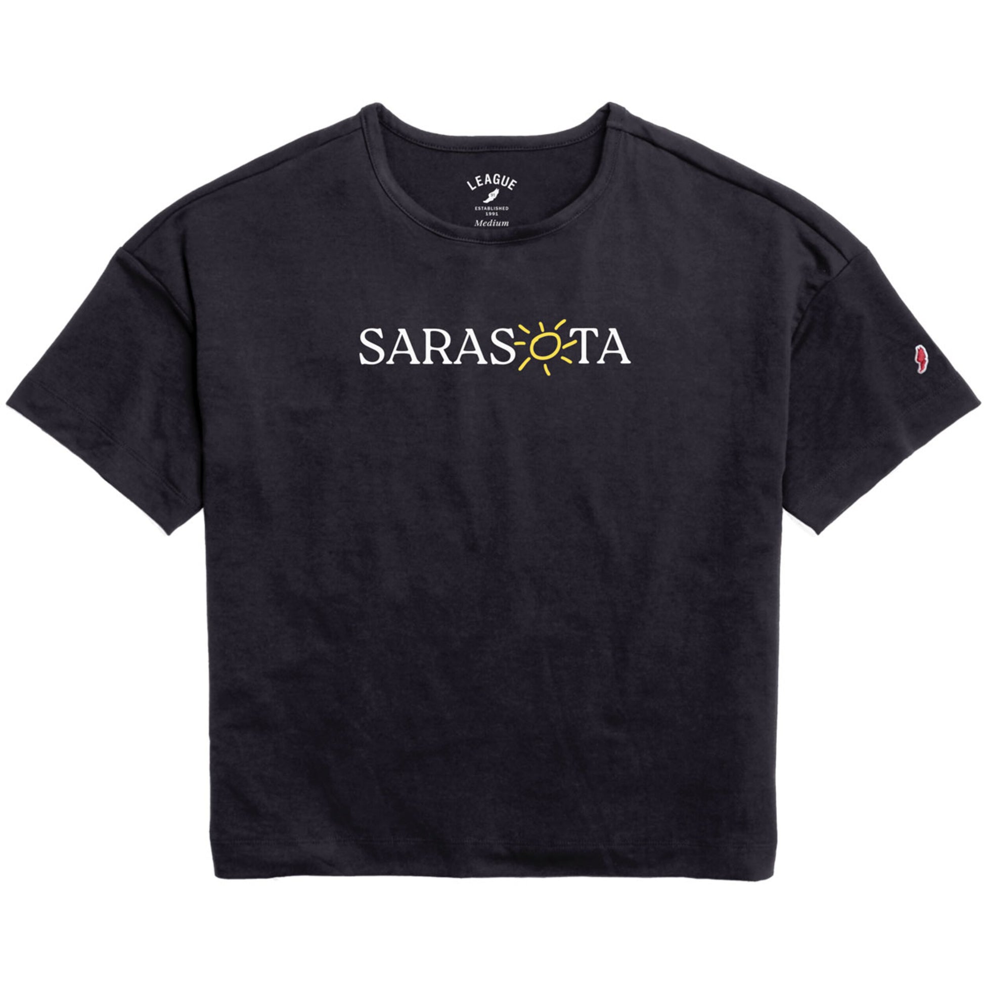 Sarasota All Day Boxy Tee  Navy