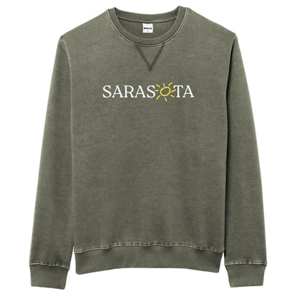 Sarasota Crew Weathered Fleece Green