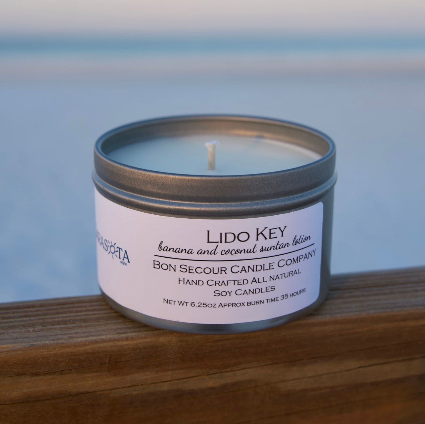 Sarasota Lido Key Candle