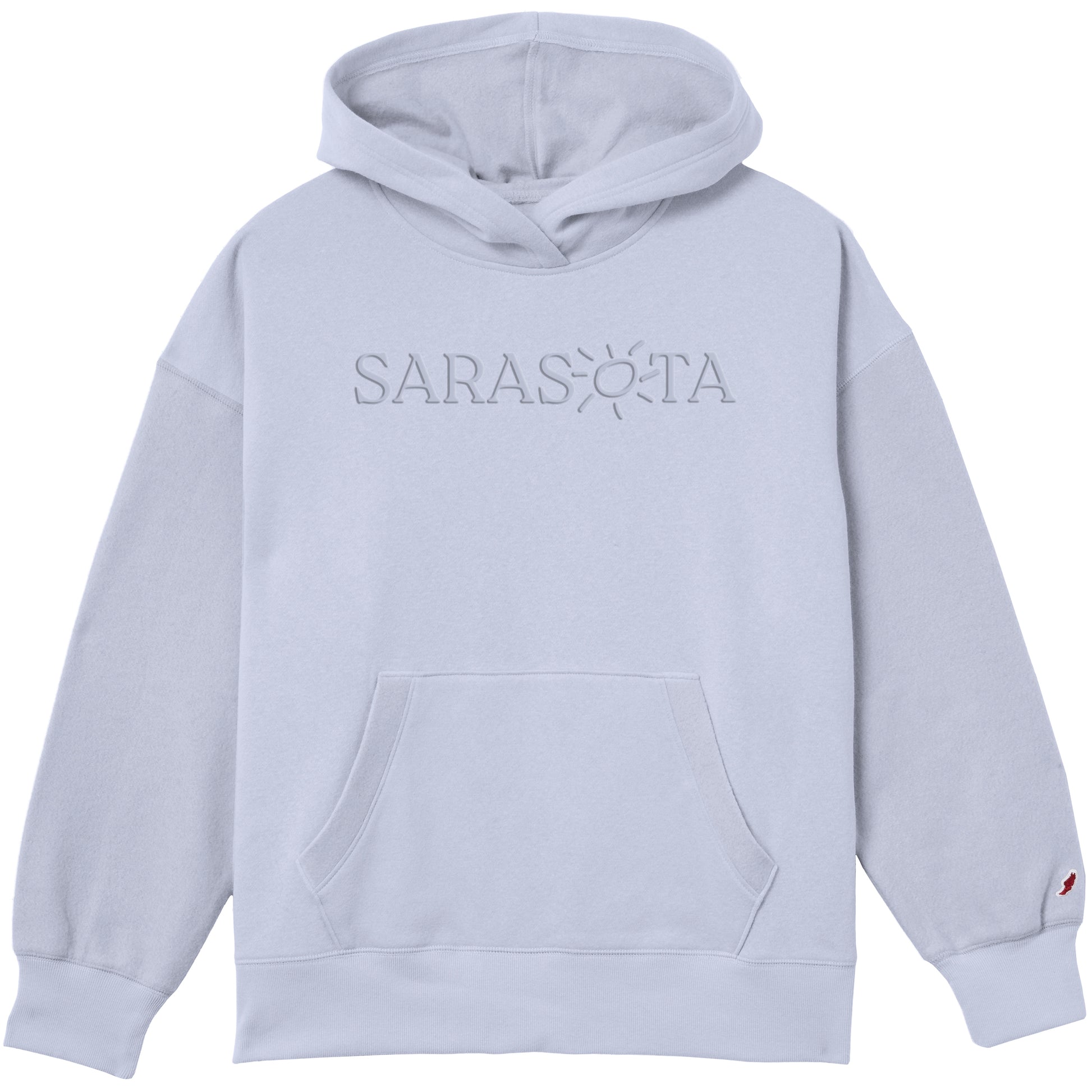 Sarasota Reverse Fleece Hoodie Blue