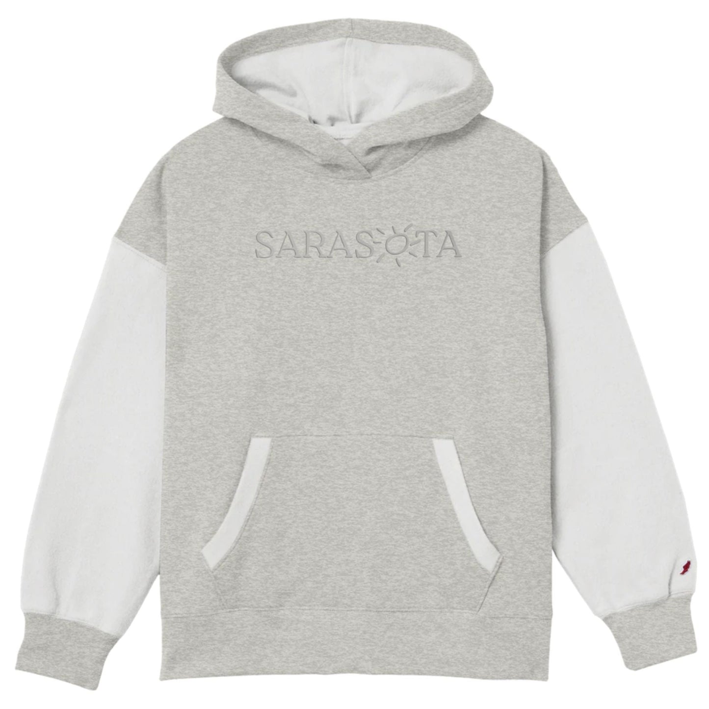 Sarasota Reverse Fleece Hoodie Gray