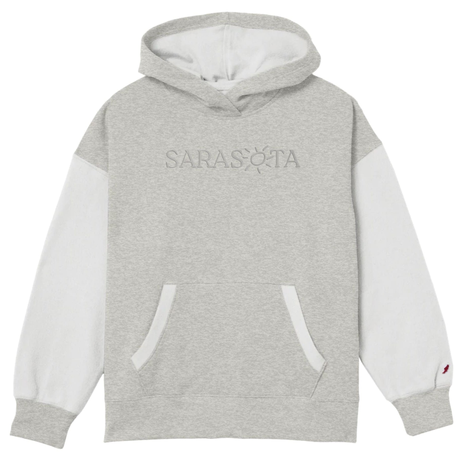 Sarasota Reverse Fleece Hoodie Gray