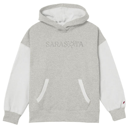 Sarasota Reverse Fleece Hoodie Gray
