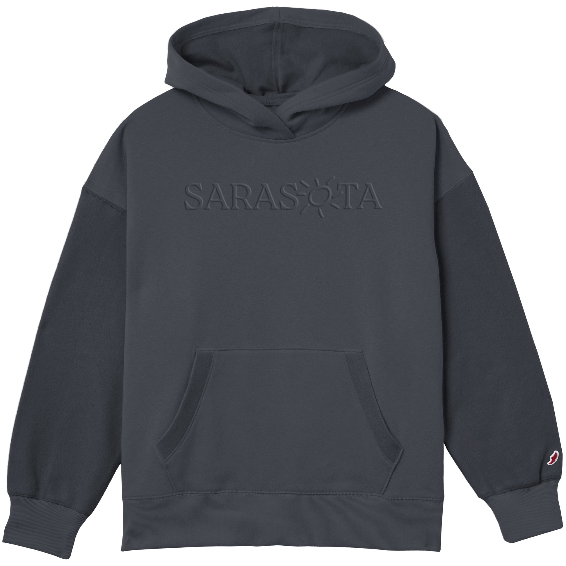Sarasota Reverse Fleece Hoodie Navy