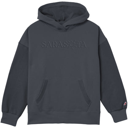 Sarasota Reverse Fleece Hoodie Navy