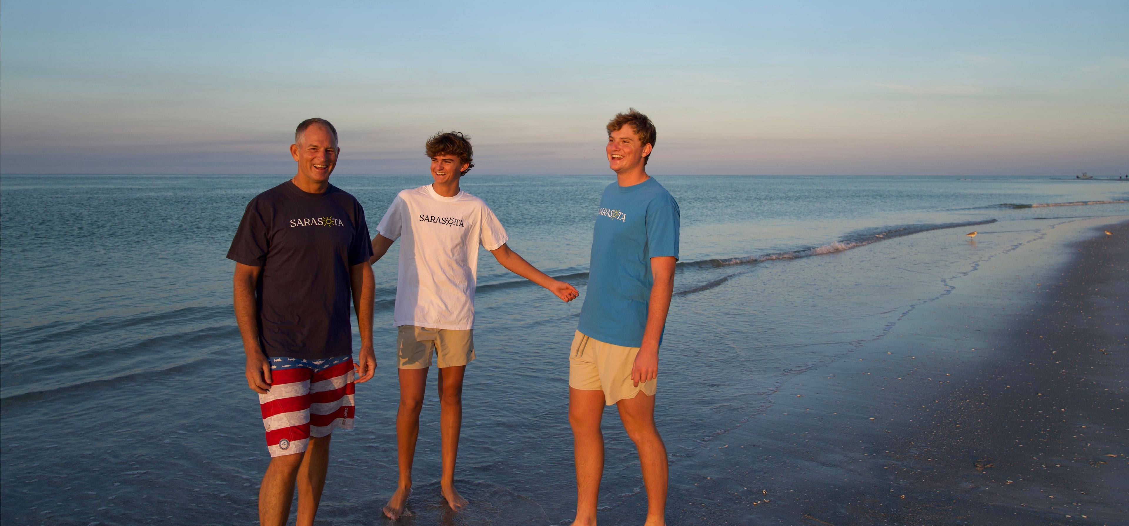 Sarasota Tshirts with sun logo