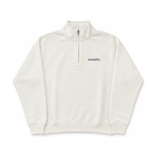 Sarasota 1/4 Zip VS — White