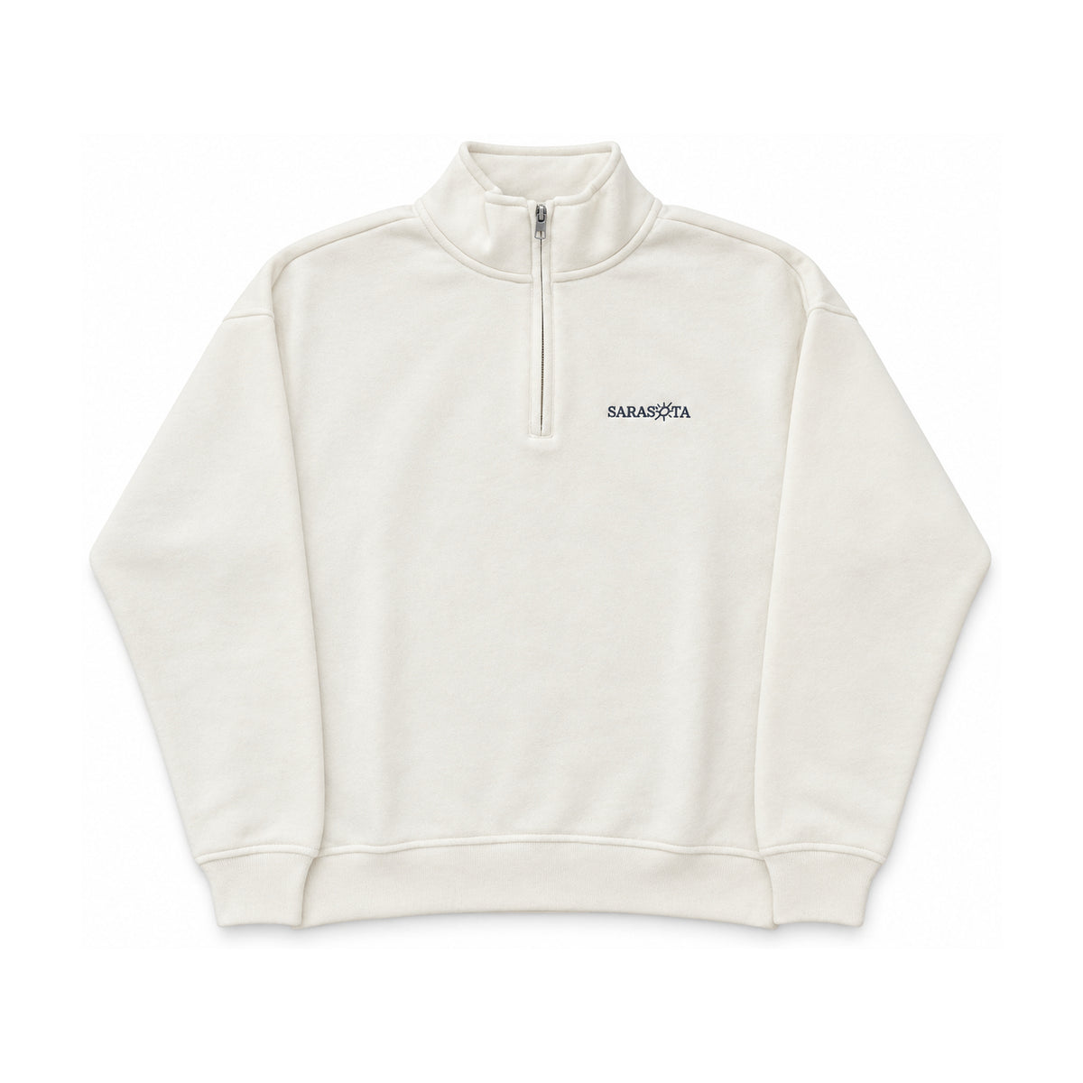 Sarasota 1/4 Zip VS — White
