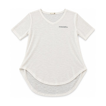 Sarasota TASC Longline T — White