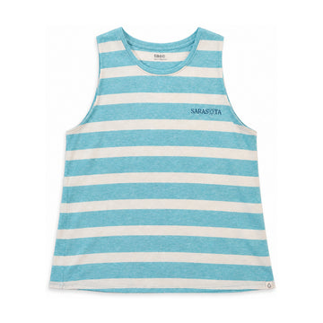 Sarasota TASC All Day Tank — Waterfall Stripe