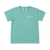 Longboat Kids Tee — Seafoam — Front view