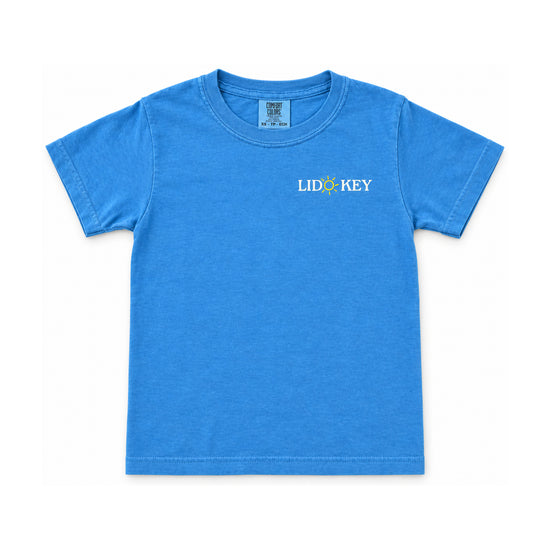 Lido Kids Key Tee — Royal Caribe — Front view
