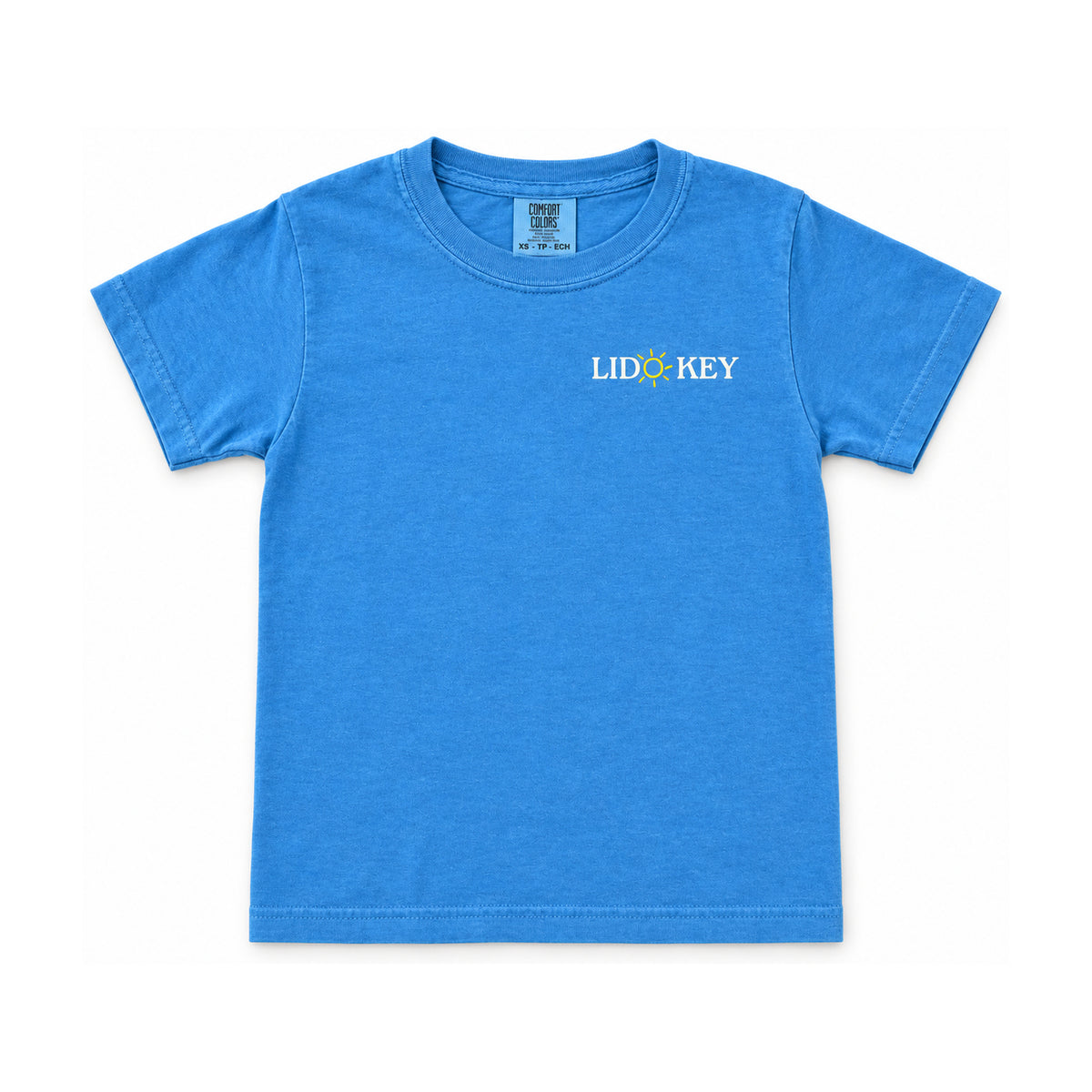 Lido Kids Key Tee — Royal Caribe — Front view