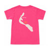 Lido Kids Key Tee — Pink — Back view