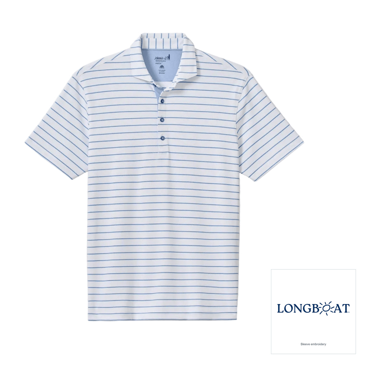 Longboat Johnnie-O Polo Kerwin — White Tide