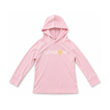Longboat Toddler Hoodie Sunshirt — Pink
