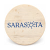 Sarasota Wood Magnet — Round Logo