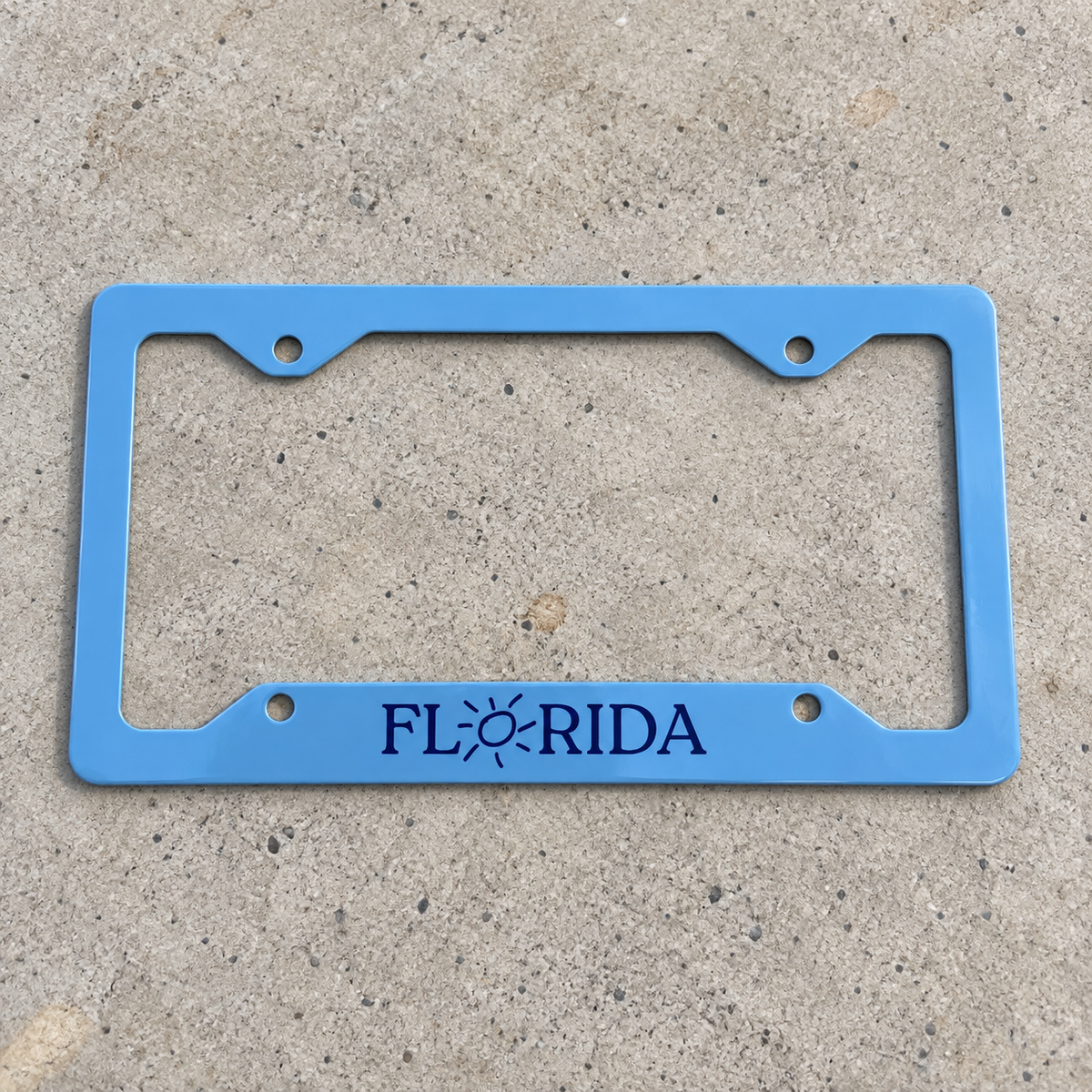 Florida License Plate Frame in Blue
