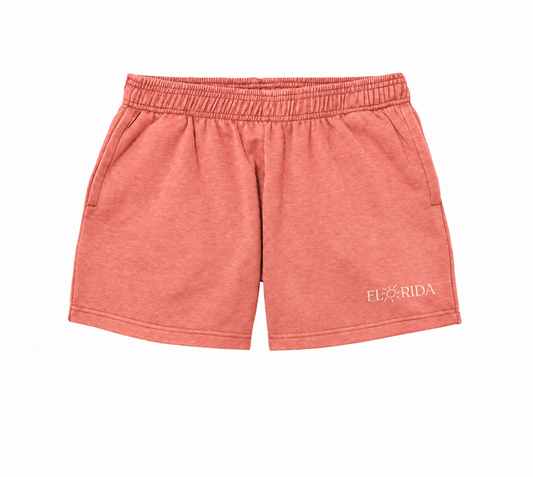 Florida Lounge Shorts in Coral