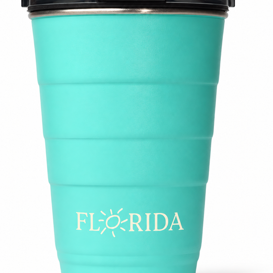 Florida Travel Tumbler in Teal