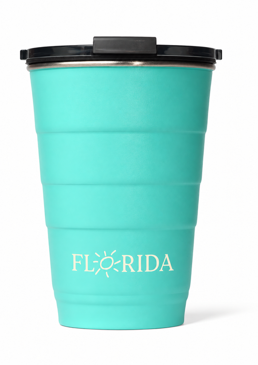Florida Travel Tumbler in Teal