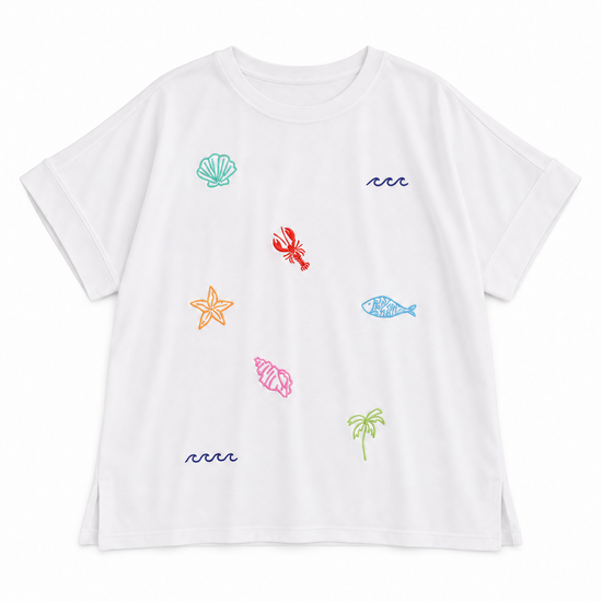 Lala Embroidered Top