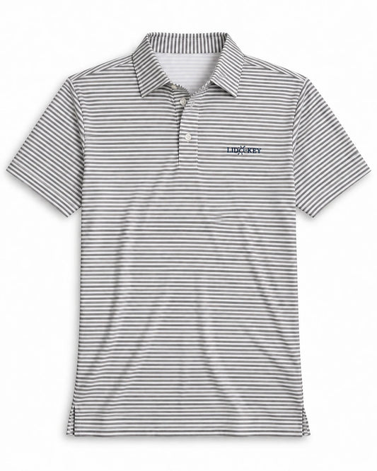 Lido Key Toddler Polo Carson in Charcoal