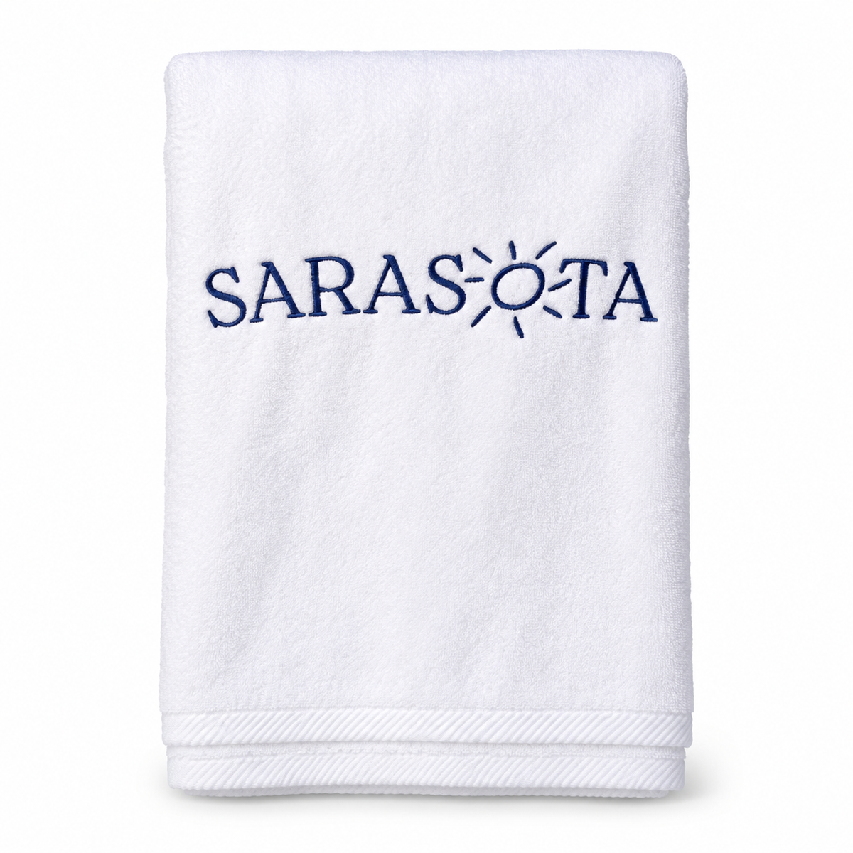 Sarasota Beach Towel — White