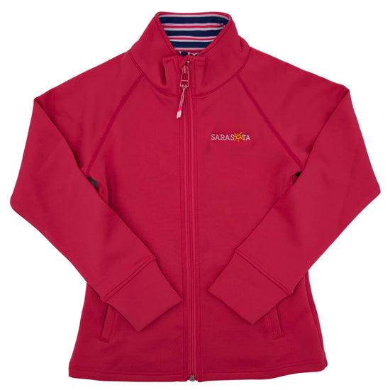 Sarasota Style Alani Full Zip Jacket in Red - Sarasota Florida | Sarasota Store