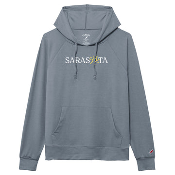 Sarasota Style All Day Boxy Hoodie in Blue - Sarasota Florida | Sarasota Store