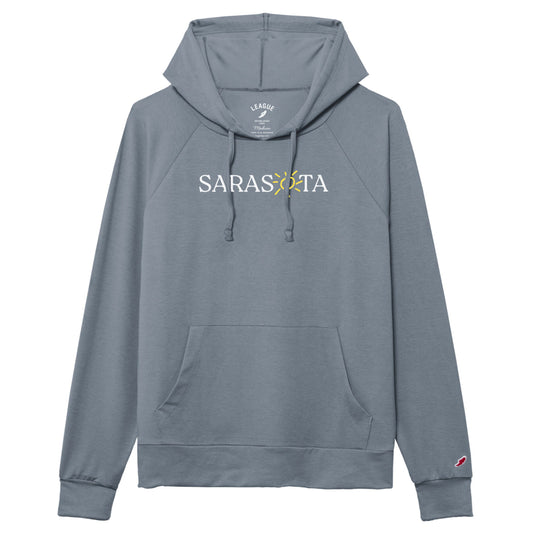 Sarasota Style All Day Boxy Hoodie in Blue - Sarasota Florida | Sarasota Store