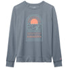 Sarasota Style All Day Boxy Long Sleeve T-Shirt in Blue - Sarasota Florida | Sarasota Store