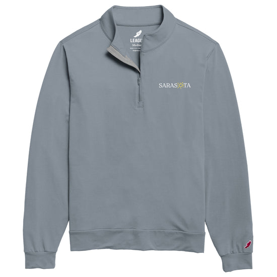 Sarasota Style All Day Quarter Zip Pullover in Blue - Sarasota Florida | Sarasota Store