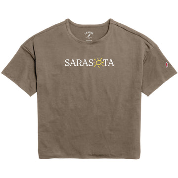 Sarasota Style All Day Short Sleeve T-Shirt in Brown - Sarasota Florida | Sarasota Store