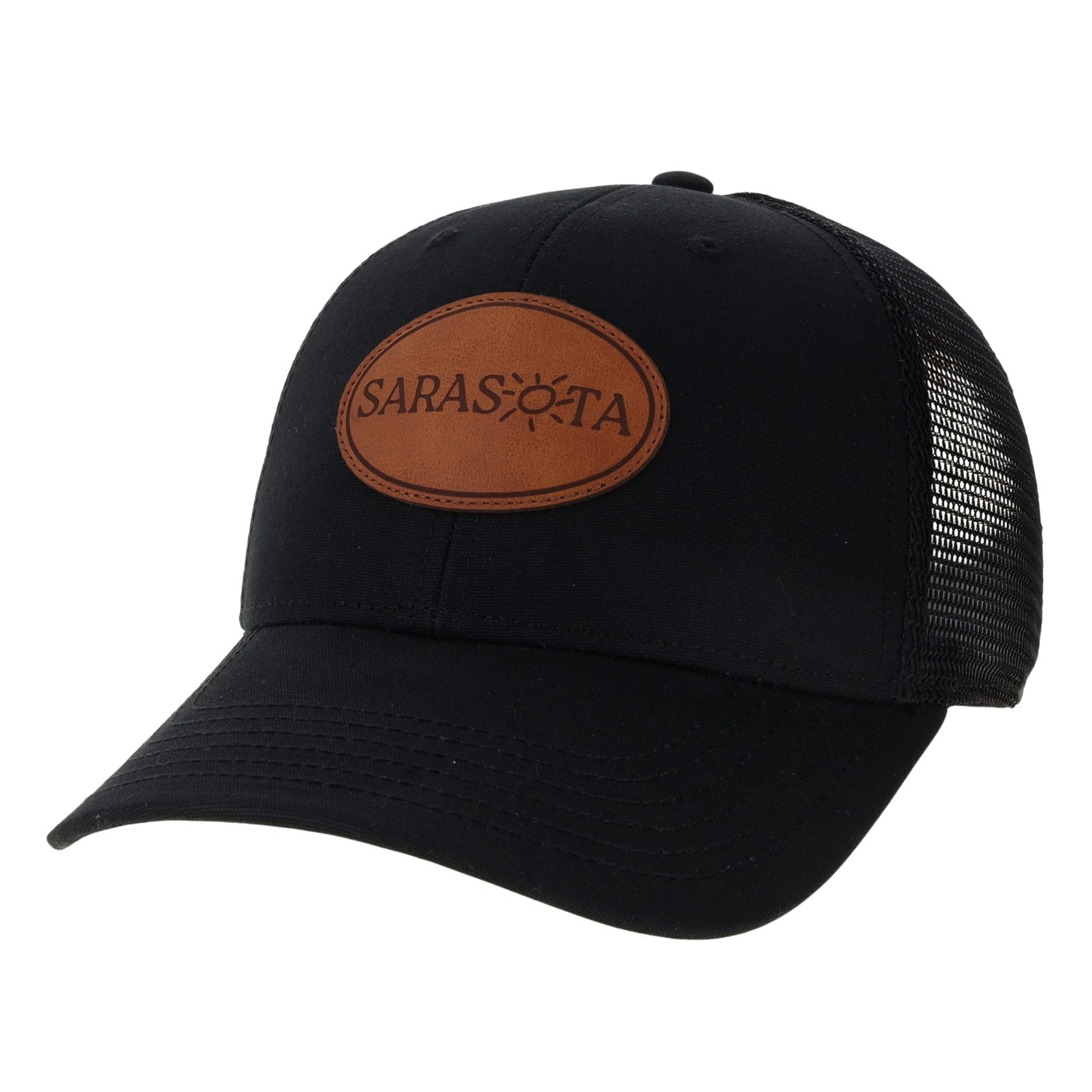 Sarasota Style Baseball Cap in Black - Sarasota Florida | Sarasota Store