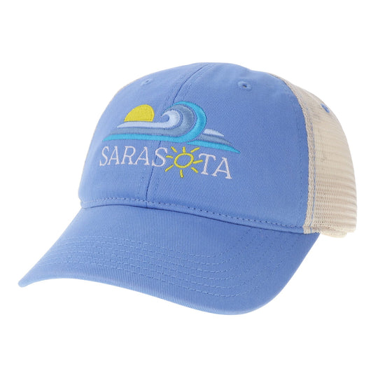 Sarasota Style Baseball Cap in Blue - Sarasota Florida | Sarasota Store