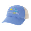Sarasota Style Baseball Cap in Blue - Sarasota Florida | Sarasota Store
