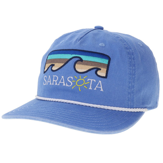 Sarasota Style Baseball Cap in Blue - Sarasota Florida | Sarasota Store